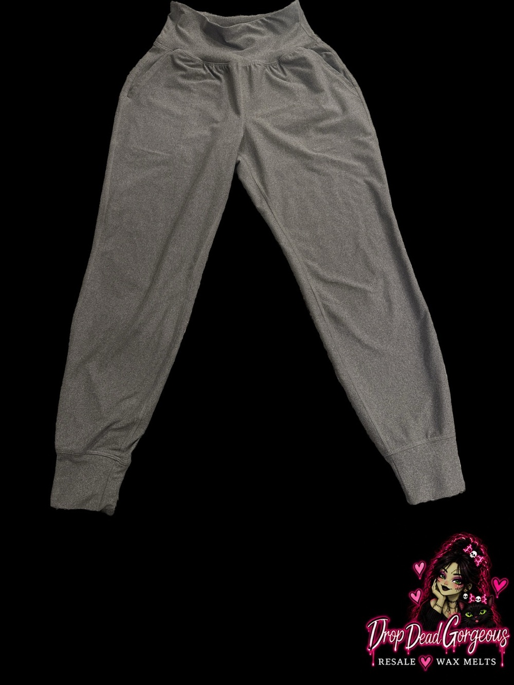 Old Navy Gray High-Waist Jogger Pants